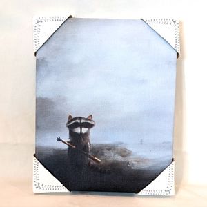 Wary Meyers Raccoon Canvas Art
